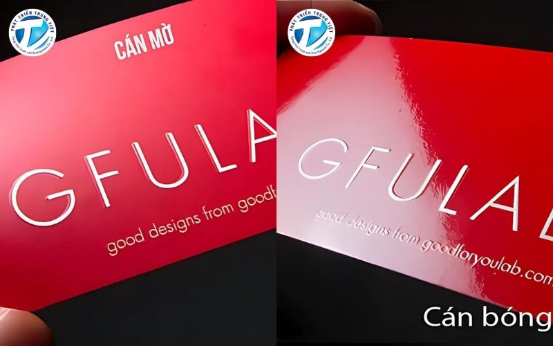Giấy PP cán bóng và cán mờ